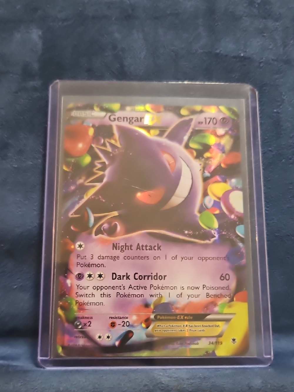 Gengar Pokémon Card - Holographic EX